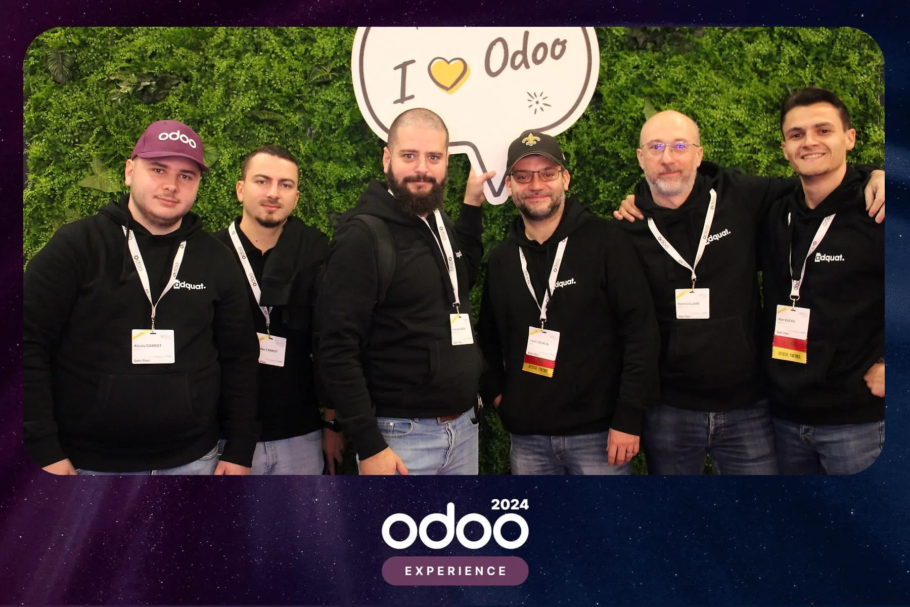 Odoo Experience 2024 équipe Adquat