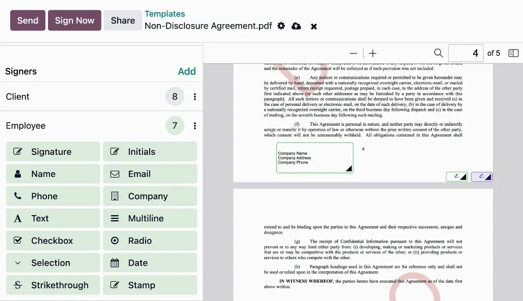 Une nouvelle interface de signature Une nouvelle interface de signature Odoo 19