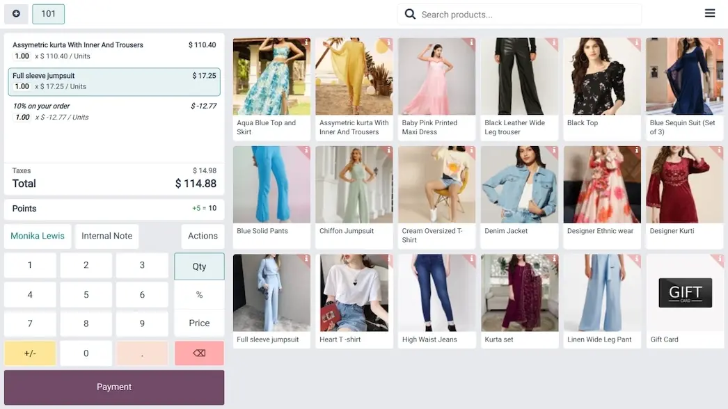 point-of-sale-interface-odoo