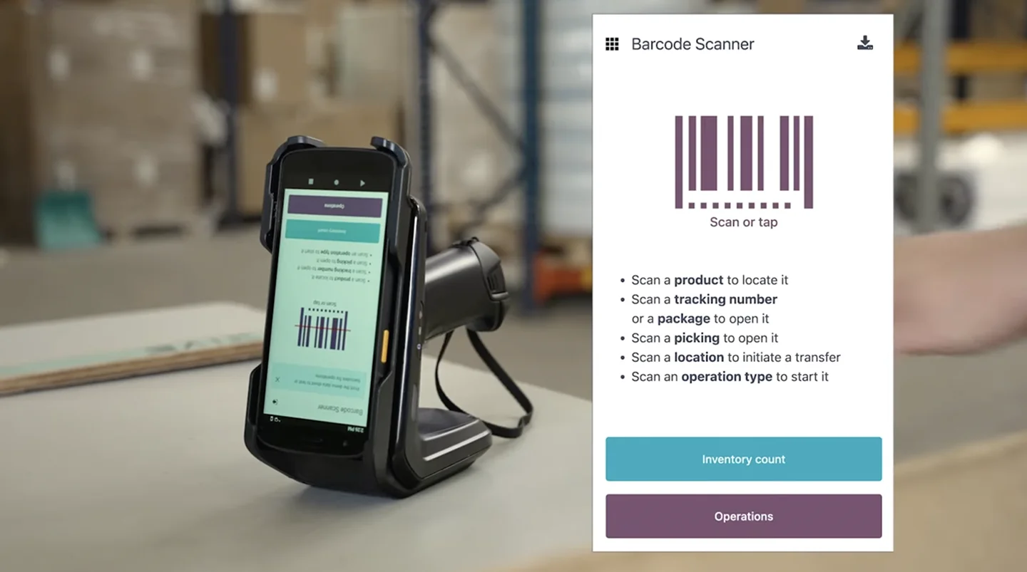 barcode scanner odoo