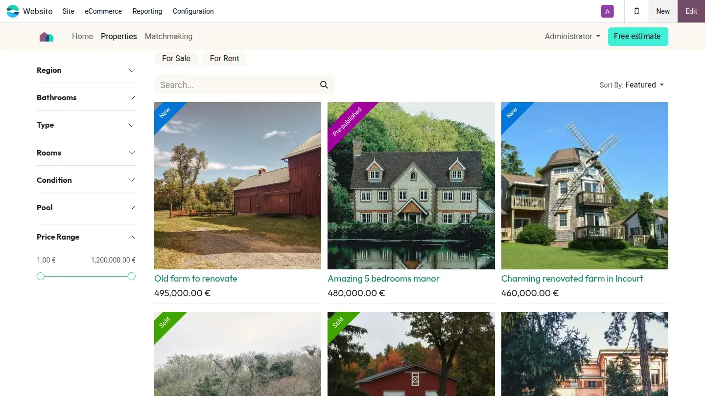 Créez des annonces immobilières