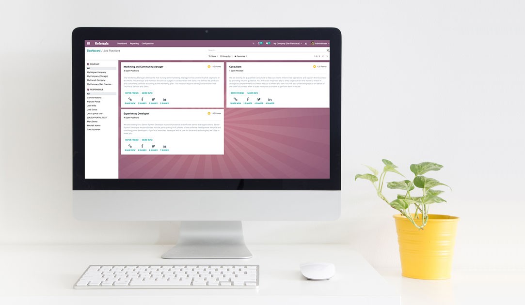 Partagez les postes vacants Découvrez tout ce que vous devez savoir à propos de chaque poste ouvert en utilisant le tableau des offres d'emploi.