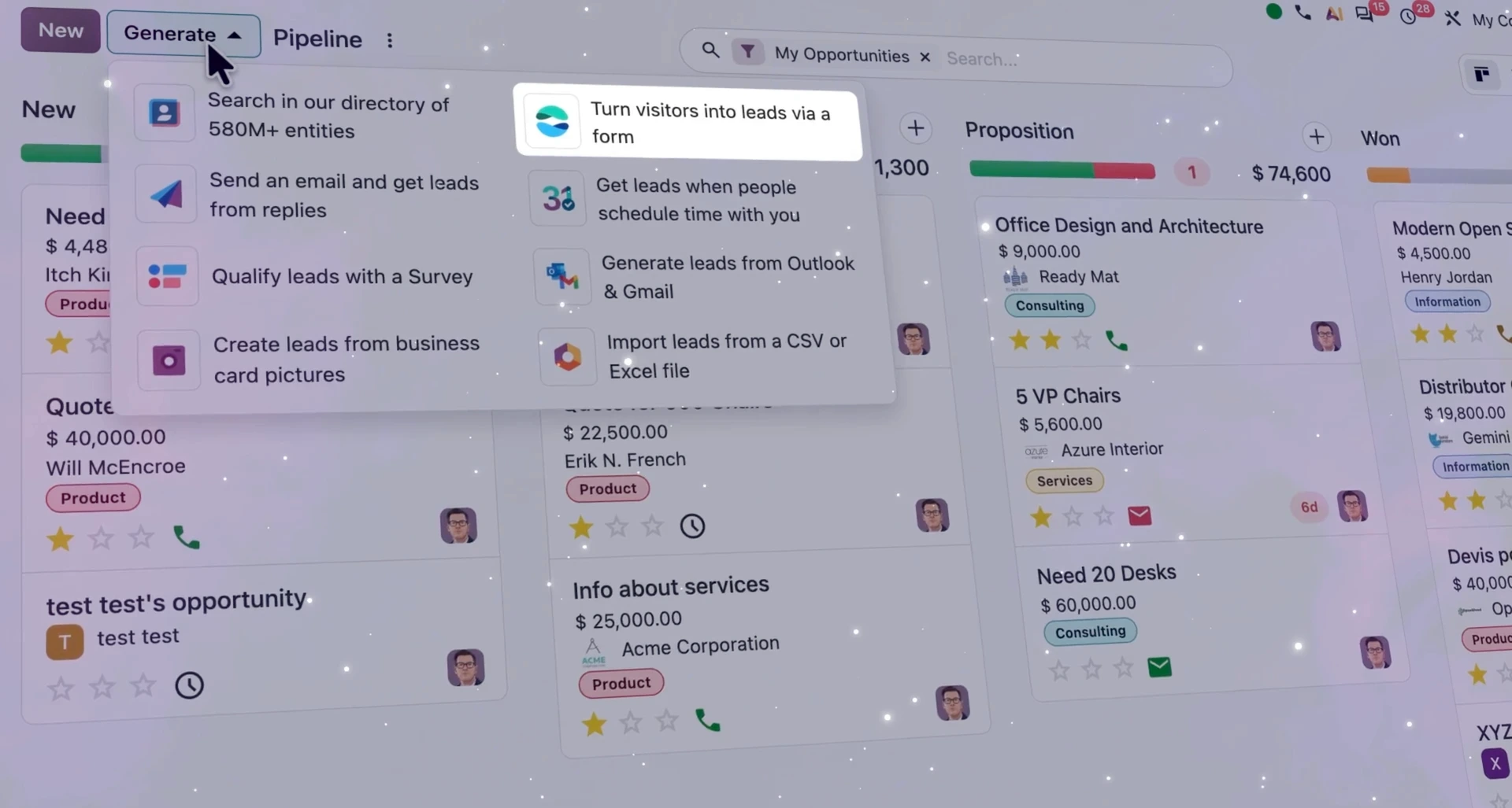 Alimentez votre pipeline sans effort